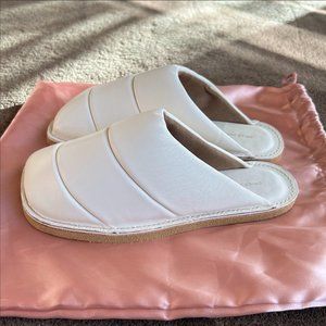 Dries Van Noten Quilted Leather Slippers